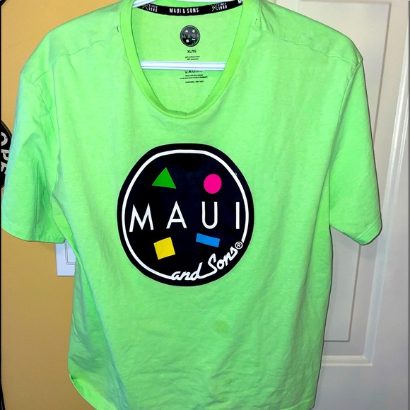 Maui and Sons Fun T-Shirt in gorgeous Green - Picture 5 of 5
